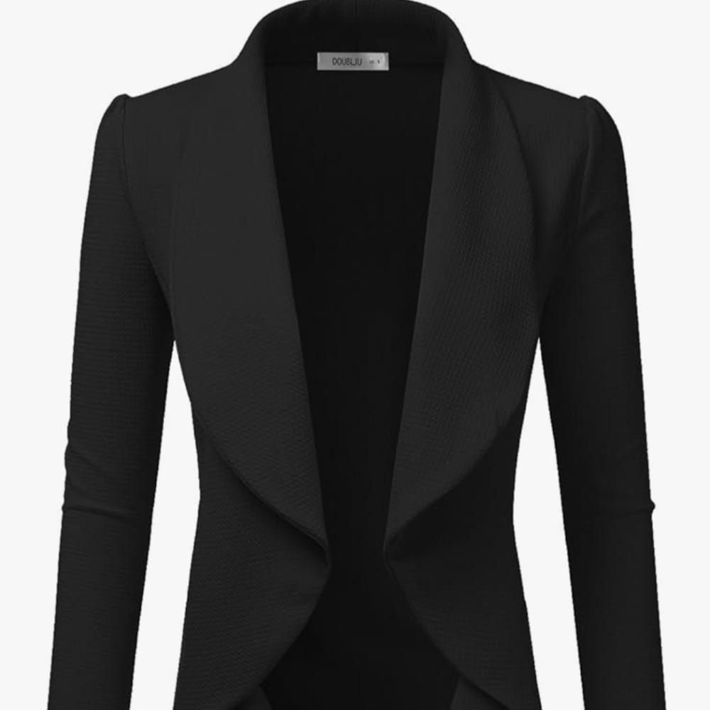 Women's Black Blazer Jacket NEW